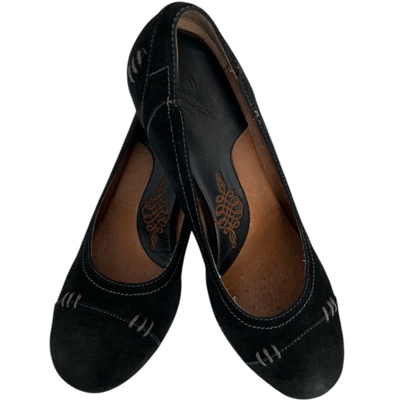 be comfortable Pumps Black Suede - Size 8M - Picture 2 of 10